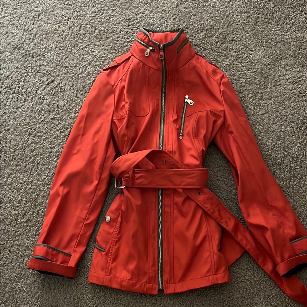 Hooded Michael Kors trench/raincoat